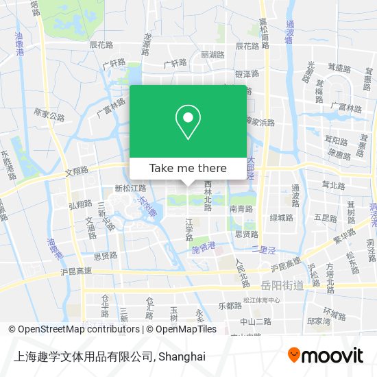 上海趣学文体用品有限公司 map