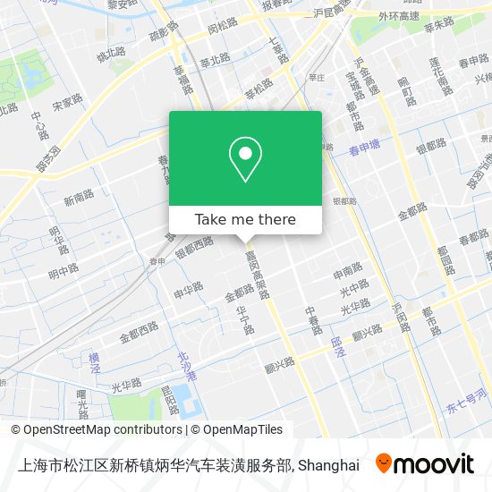 上海市松江区新桥镇炳华汽车装潢服务部 map