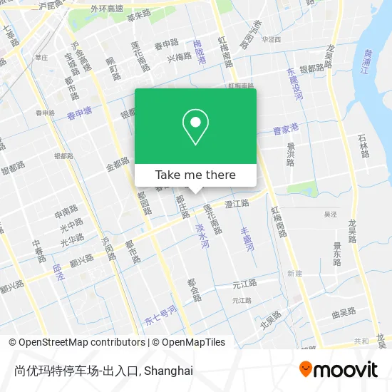 尚优玛特停车场-出入口 map