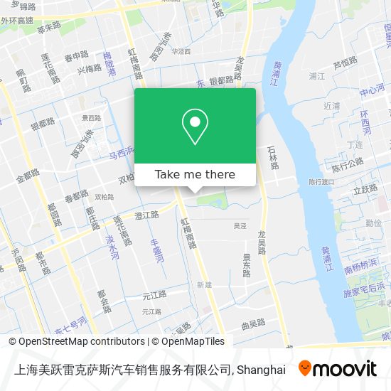 上海美跃雷克萨斯汽车销售服务有限公司 map