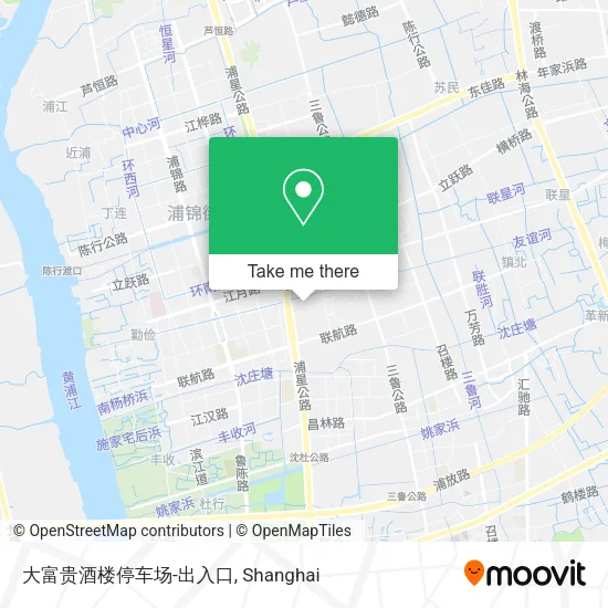 大富贵酒楼停车场-出入口 map