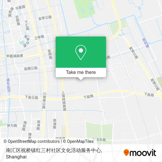 南汇区祝桥镇红三村社区文化活动服务中心 map