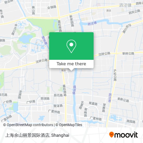 上海佘山丽景国际酒店 map