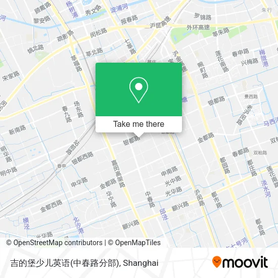吉的堡少儿英语(中春路分部) map