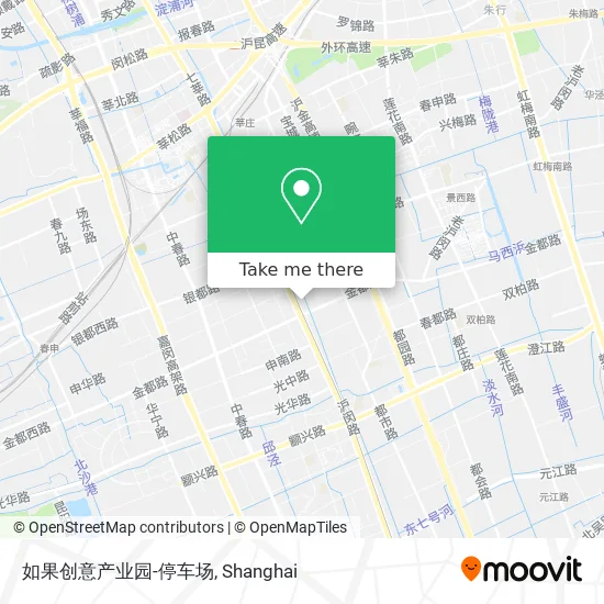 如果创意产业园-停车场 map