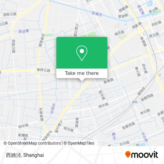 西姚泾 map