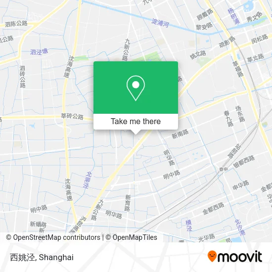 西姚泾 map