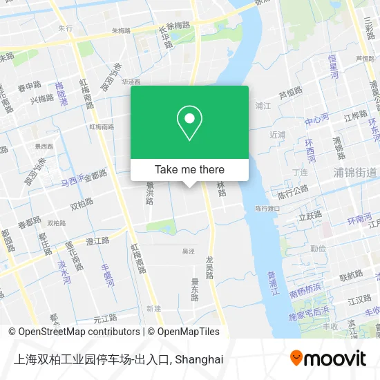 上海双柏工业园停车场-出入口 map