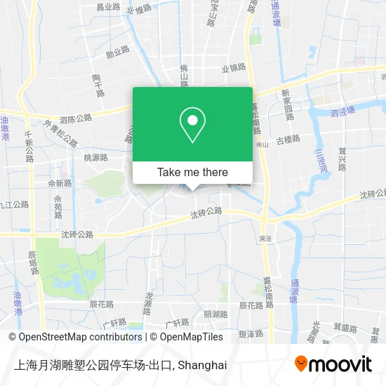 上海月湖雕塑公园停车场-出口 map