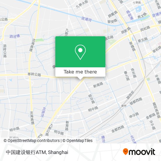 中国建设银行ATM map