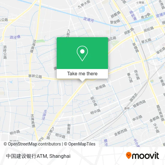中国建设银行ATM map