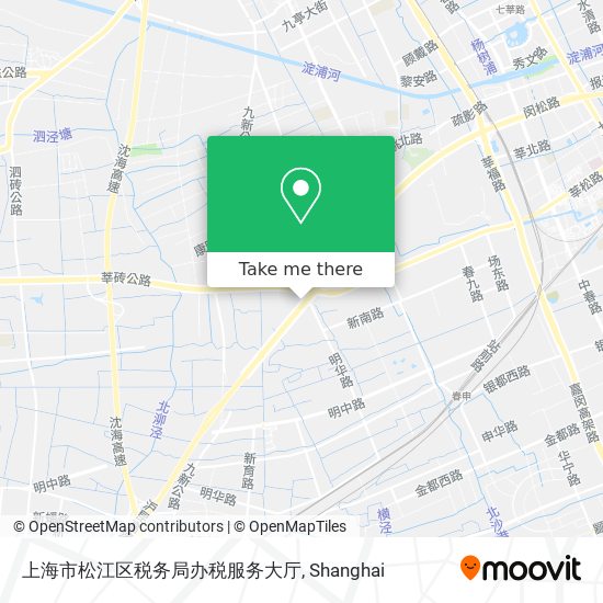 上海市松江区税务局办税服务大厅 map