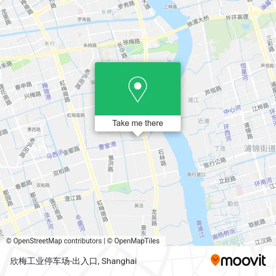欣梅工业停车场-出入口 map