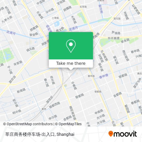 莘庄商务楼停车场-出入口 map