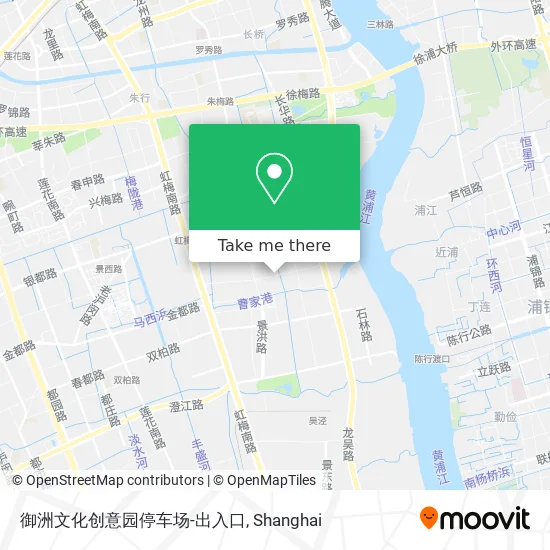 御洲文化创意园停车场-出入口 map