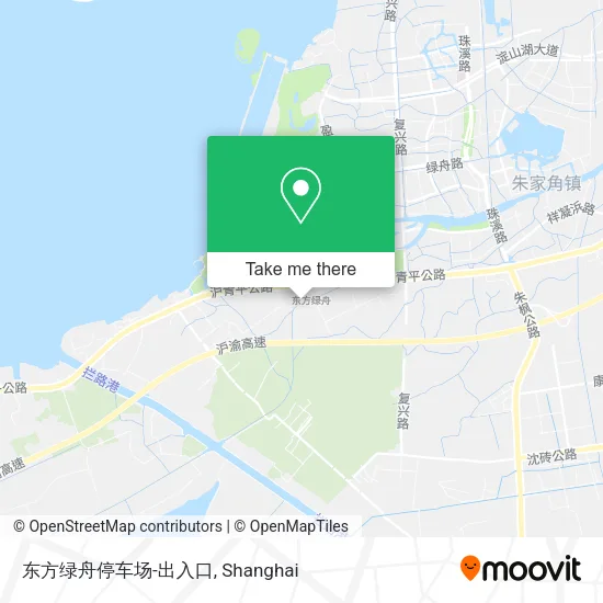东方绿舟停车场-出入口 map