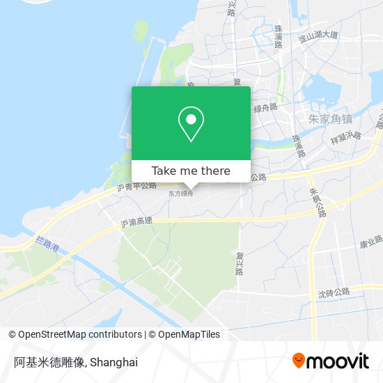 阿基米德雕像 map