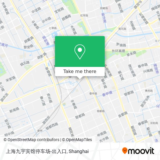上海九宇宾馆停车场-出入口 map