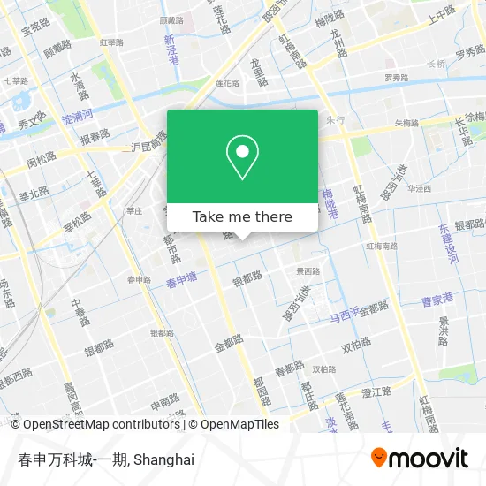 春申万科城-一期 map
