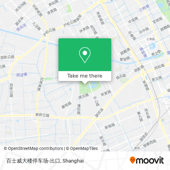 百士威大楼停车场-出口 map