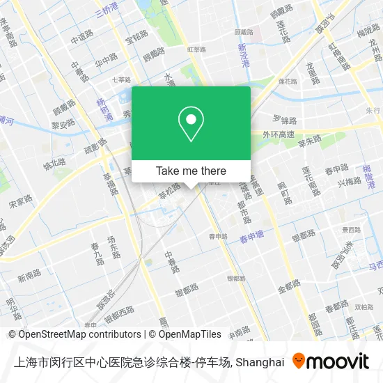 上海市闵行区中心医院急诊综合楼-停车场 map