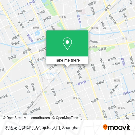 凯德龙之梦闵行店停车库-入口 map