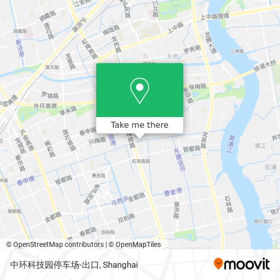 中环科技园停车场-出口 map