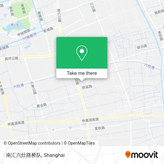 南汇六灶路桥队 map