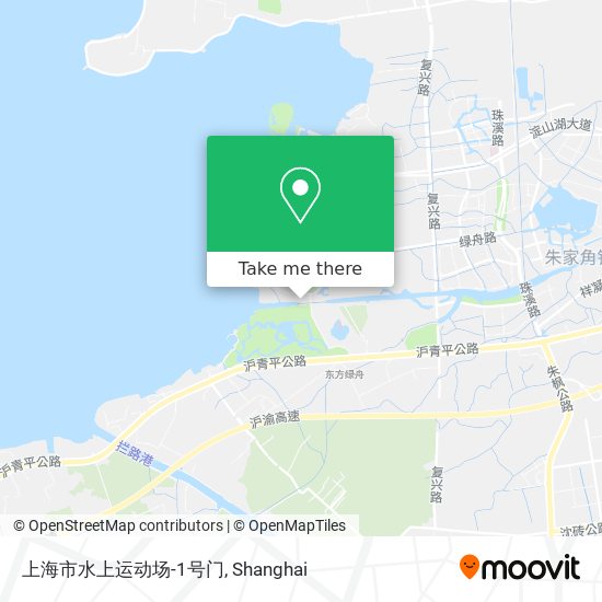上海市水上运动场-1号门 map