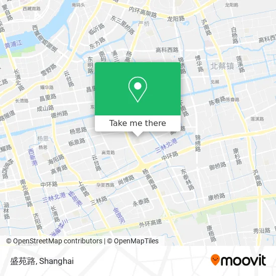 盛苑路 map