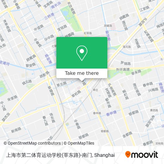 上海市第二体育运动学校(莘东路)-南门 map