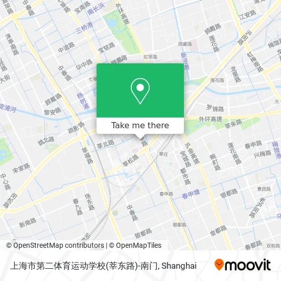 上海市第二体育运动学校(莘东路)-南门 map