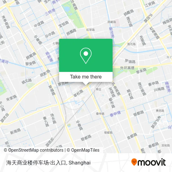 海天商业楼停车场-出入口 map