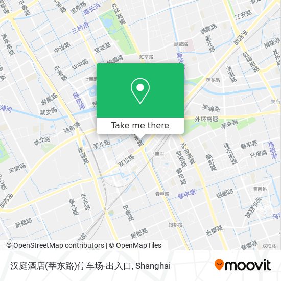 汉庭酒店(莘东路)停车场-出入口 map