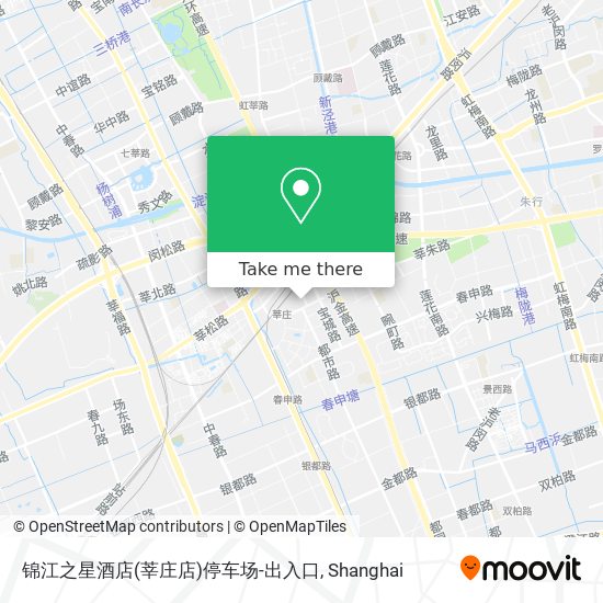 锦江之星酒店(莘庄店)停车场-出入口 map
