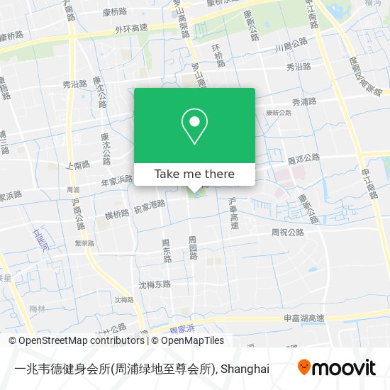 一兆韦德健身会所(周浦绿地至尊会所) map