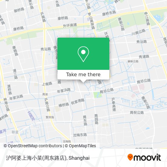 沪阿婆上海小菜(周东路店) map