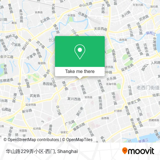 华山路229弄小区-西门 map
