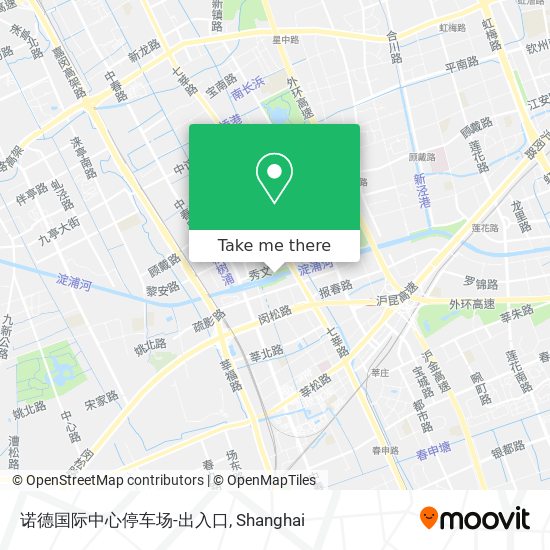 诺德国际中心停车场-出入口 map