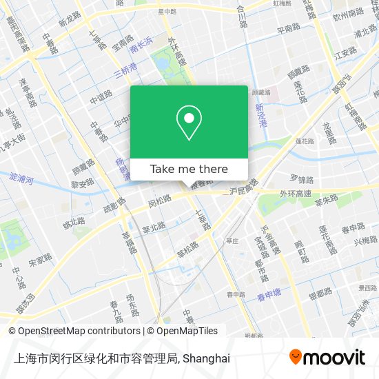 上海市闵行区绿化和市容管理局 map