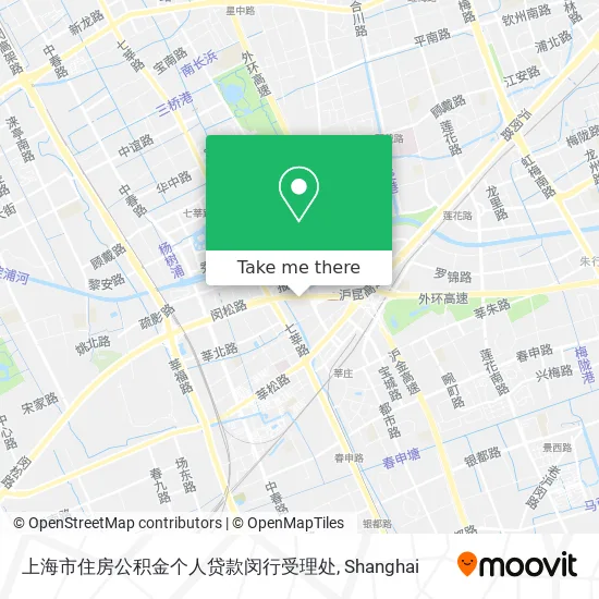 上海市住房公积金个人贷款闵行受理处 map