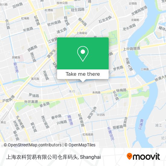 上海农科贸易有限公司仓库码头 map