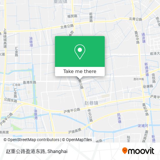 赵重公路盈港东路 map