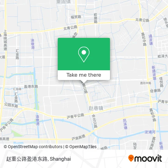 赵重公路盈港东路 map