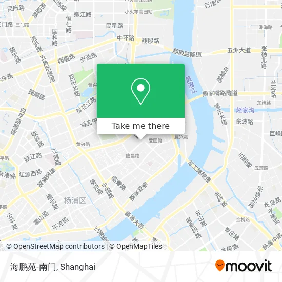 海鹏苑-南门 map