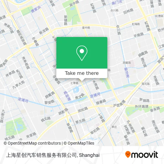 上海星创汽车销售服务有限公司 map