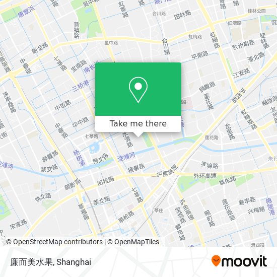 廉而美水果 map