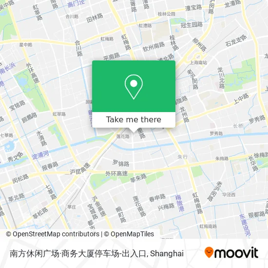 南方休闲广场·商务大厦停车场-出入口 map