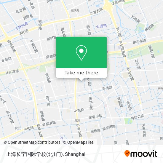 上海长宁国际学校(北1门) map