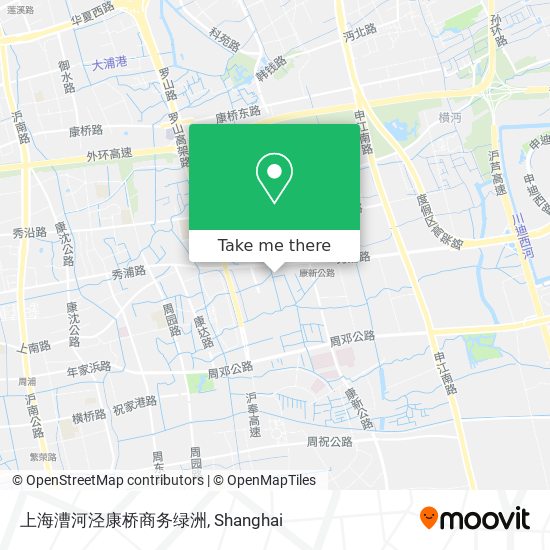 上海漕河泾康桥商务绿洲 map